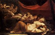 Frank Blackwell Mayer The Sleep of Venus and Cupid oil on canvas